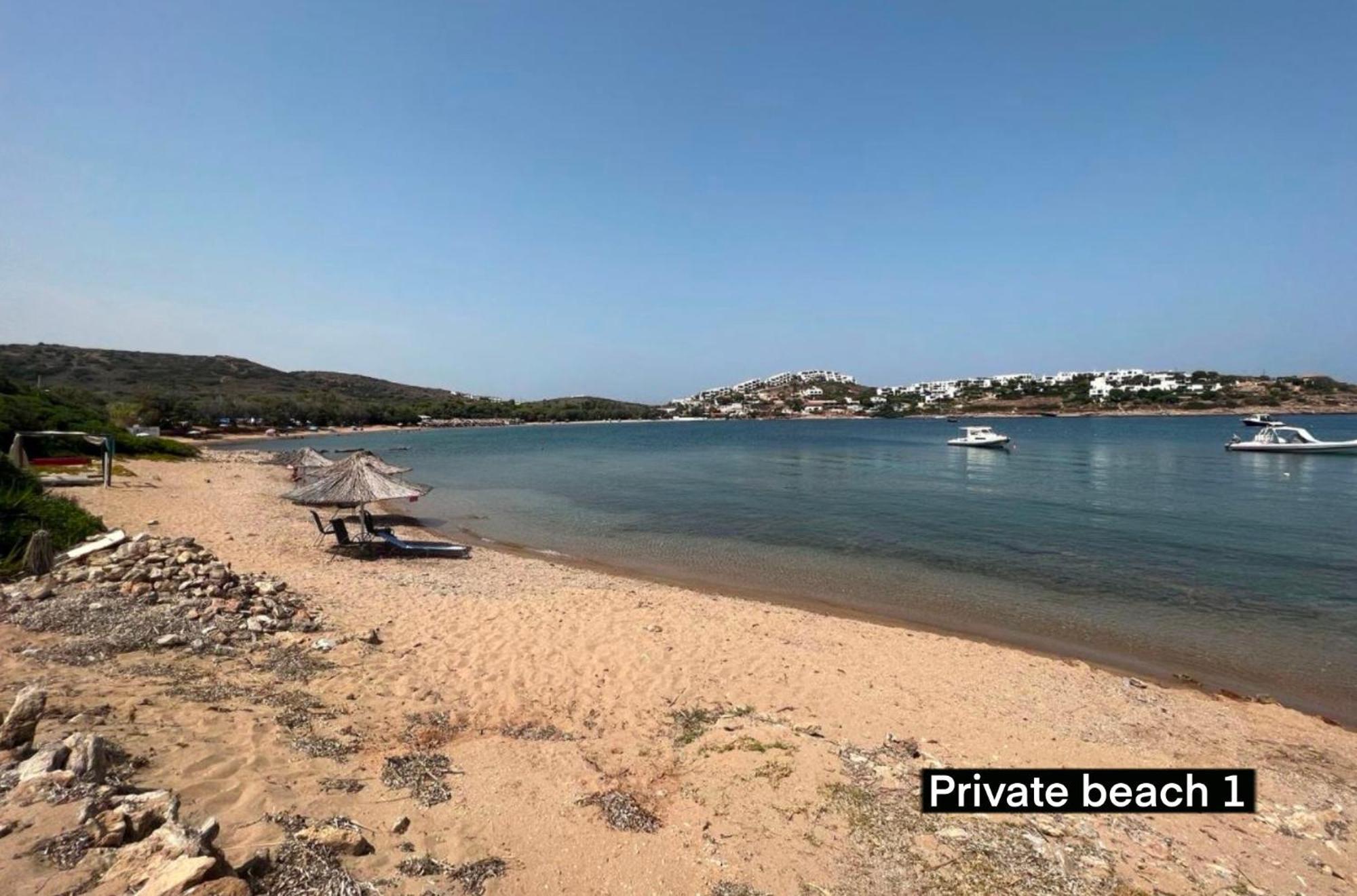 Sounio - Waterfront Luxury Spa Villa Pounta Zeza 170 Sqm On Private Beach سونيو المظهر الخارجي الصورة