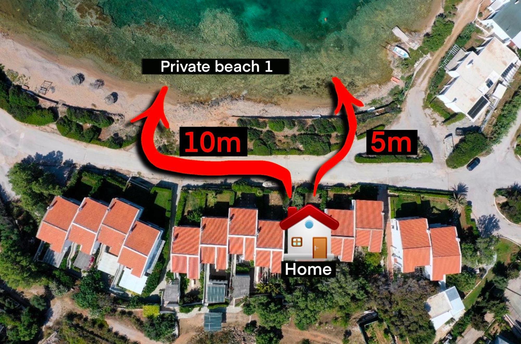 Sounio - Waterfront Luxury Spa Villa Pounta Zeza 170 Sqm On Private Beach سونيو المظهر الخارجي الصورة